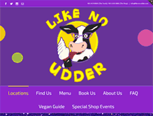 Tablet Screenshot of like-no-udder.com